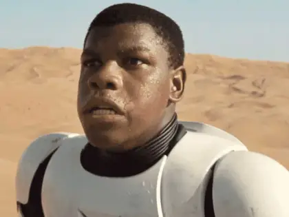 The Force Awakens'in Traitor'ı John Boyega Stock Fotoğraflarda