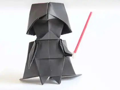 Origami ile Darth Vader Yapmak