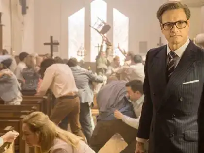 Colin Firth Kingsman 2 Setinden Fotoğraf Paylaştı