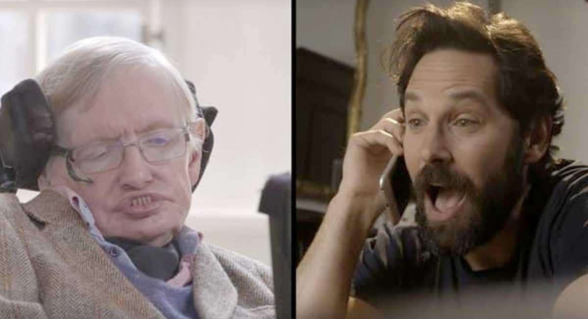 Paul Rudd ve Stephen Hawking Kuantum Satrancı oynarsa