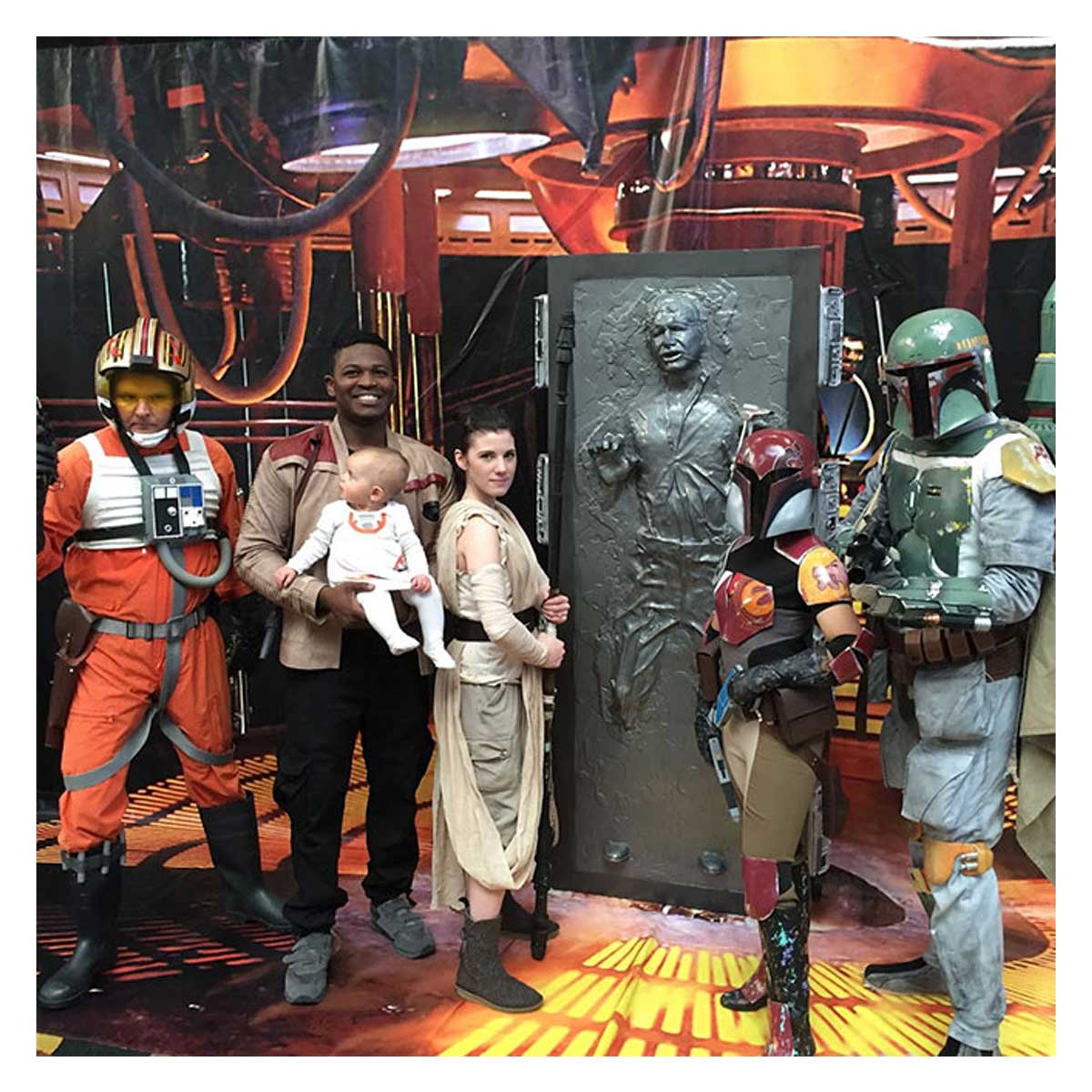 Star Wars Cosplay Hem de Aile Boyu