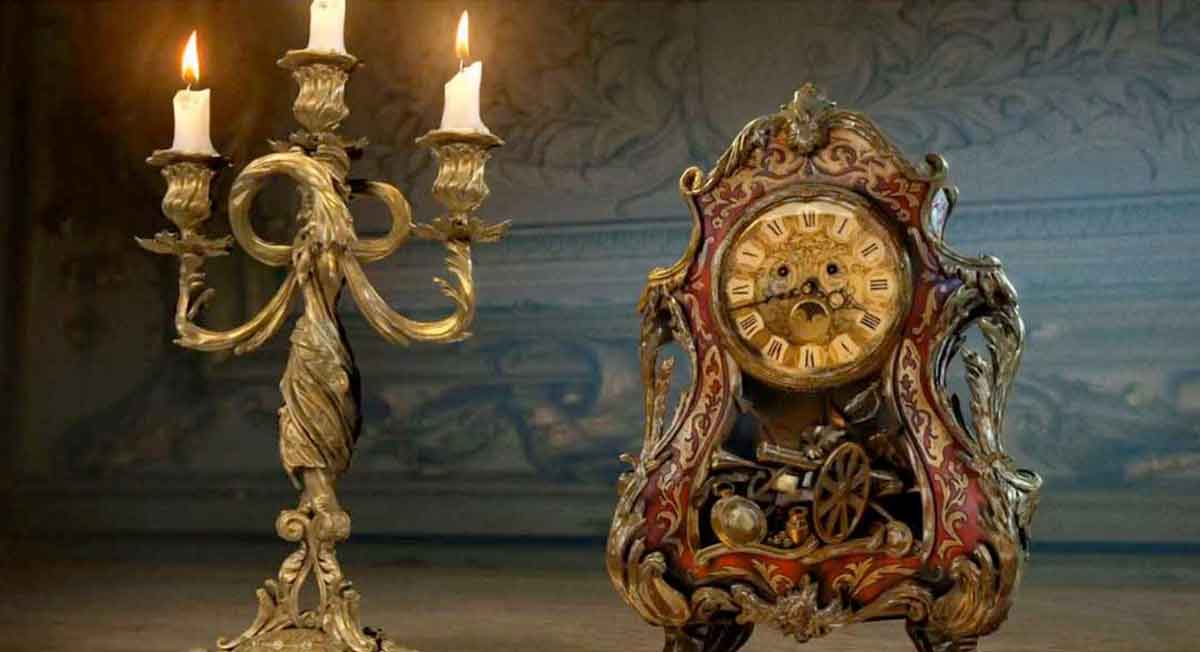 Beauty and the Beast'in Cogsworth ve Lumiere'ine İlk Bakış