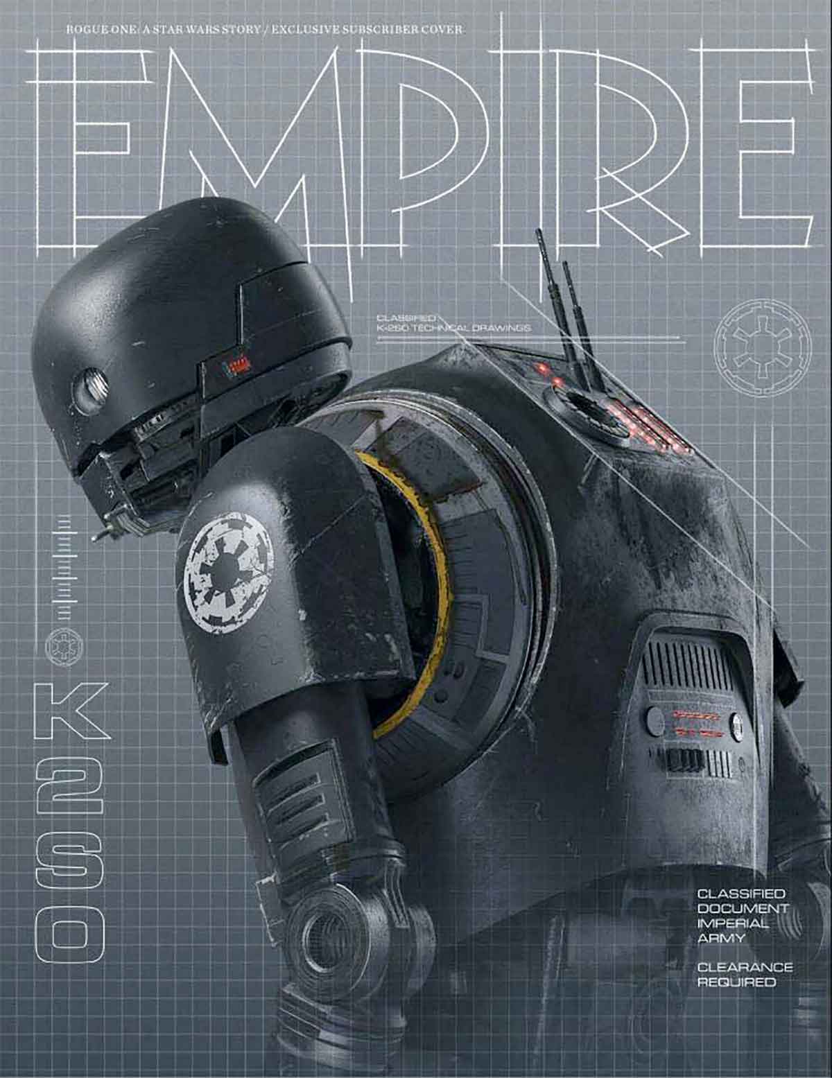 K-2SO'nun ilk Rogue One: Bir Star Wars Hikayesi Fotoğrafı